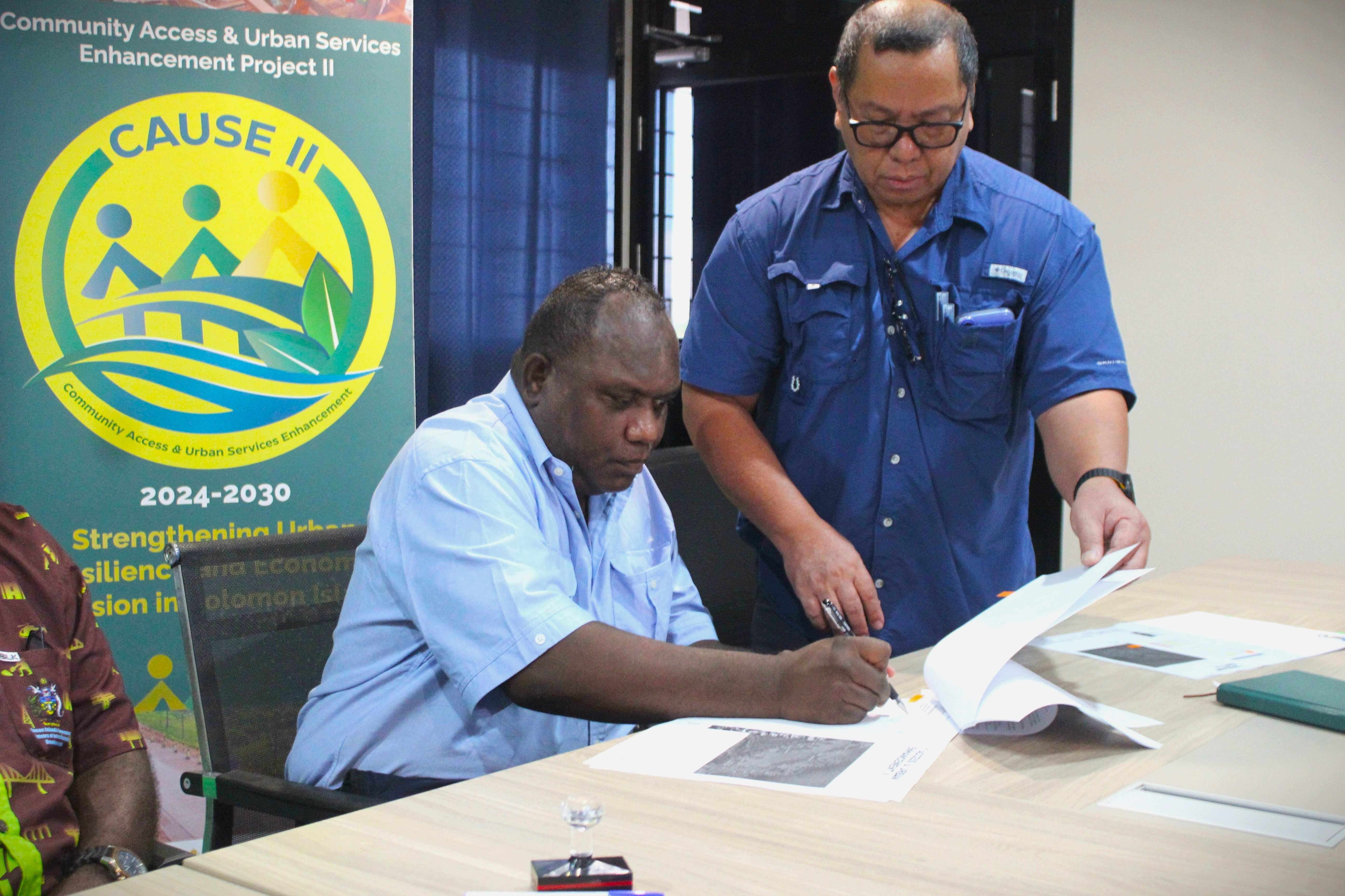 Vura Road Drainage Works Move a Step Closer under CAUSE II