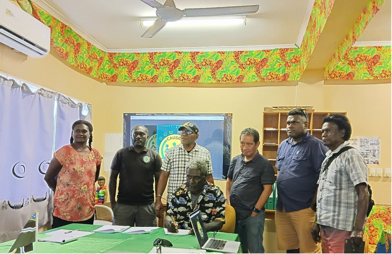 CAUSE II and Ward 11 WDC Forge Partnership in Gizo