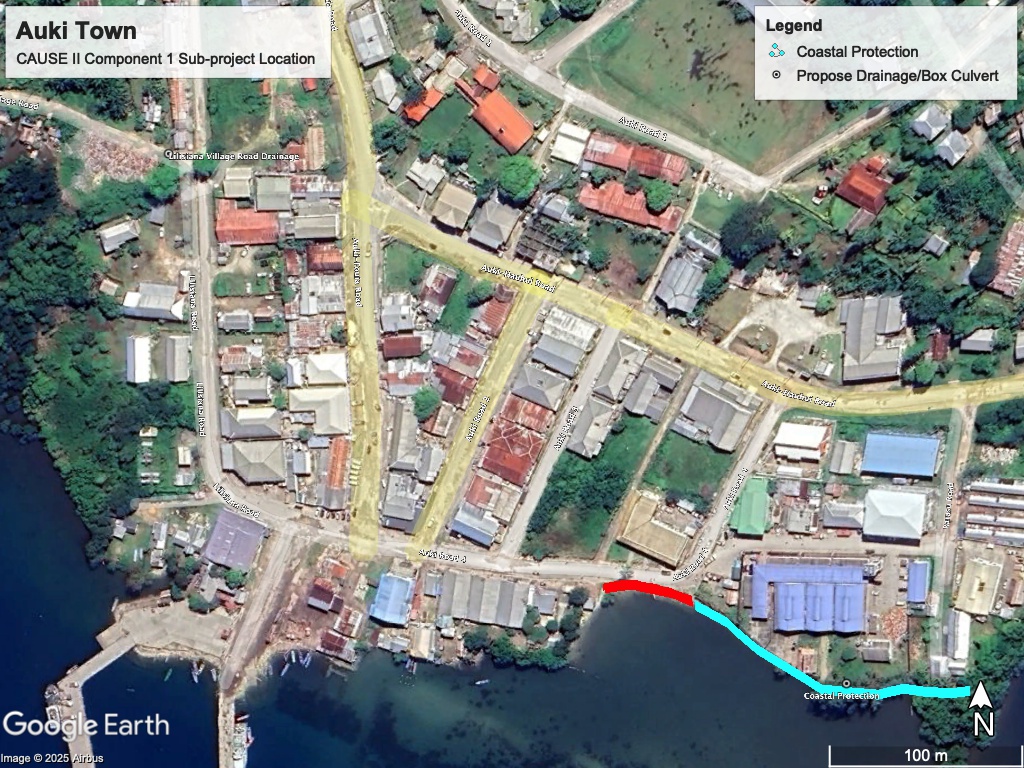 COMMUNITY ASSESSMENT AND CONSULTATION CAUSE II ROAD AND DRAINAGE UPGRADES – AUKI TOWN