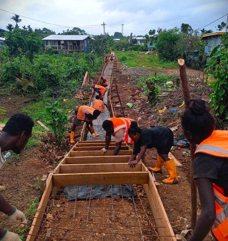 Noro Police Estate to Inner Koquporo Footpath nearing completion