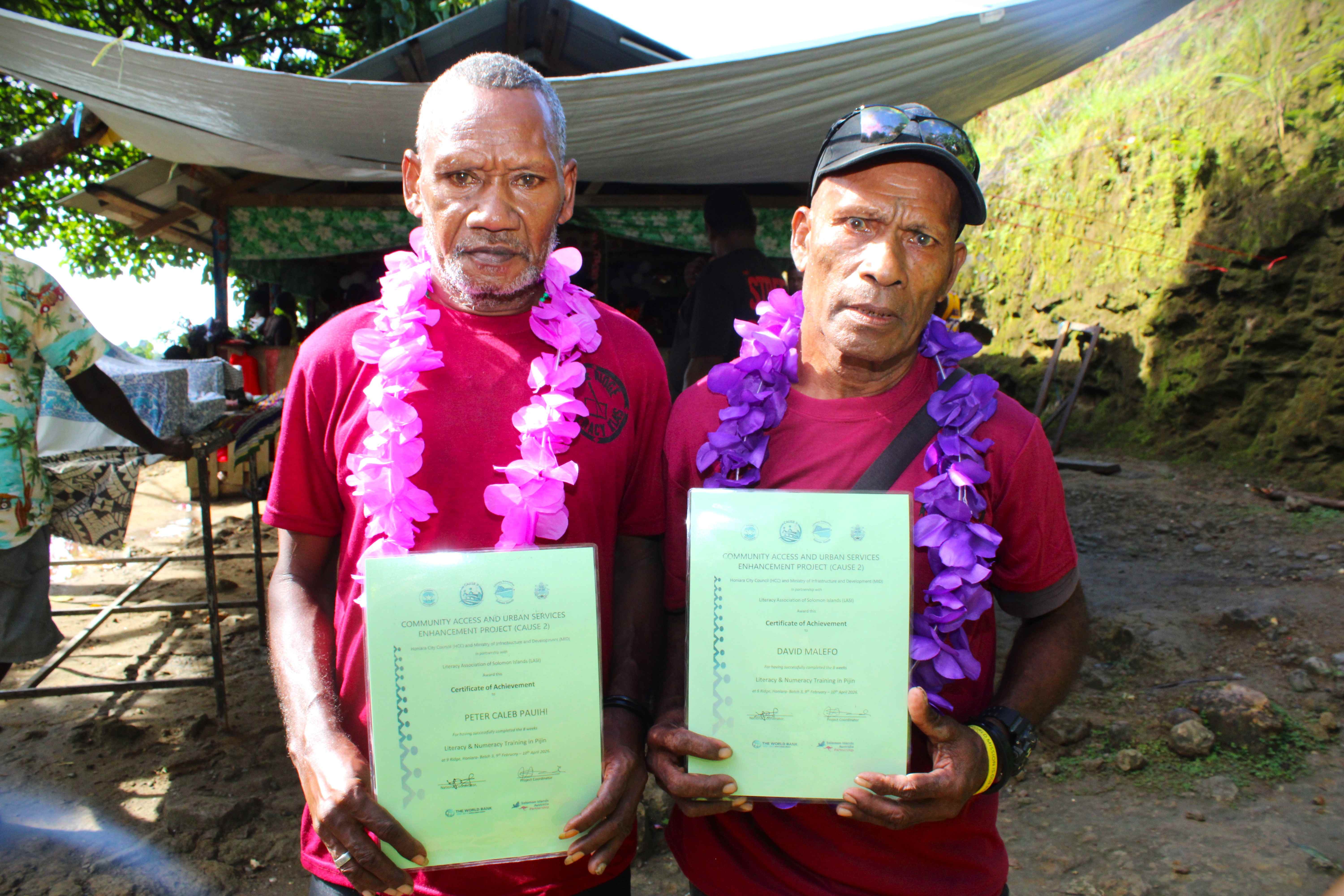 AFTER 50 YEARS, DAVID AND PETER LEARNED TO READ