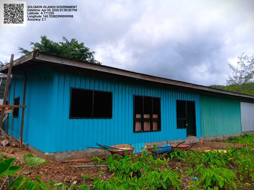 Work on CAUSE II Auki R4W Training Centre Progressing