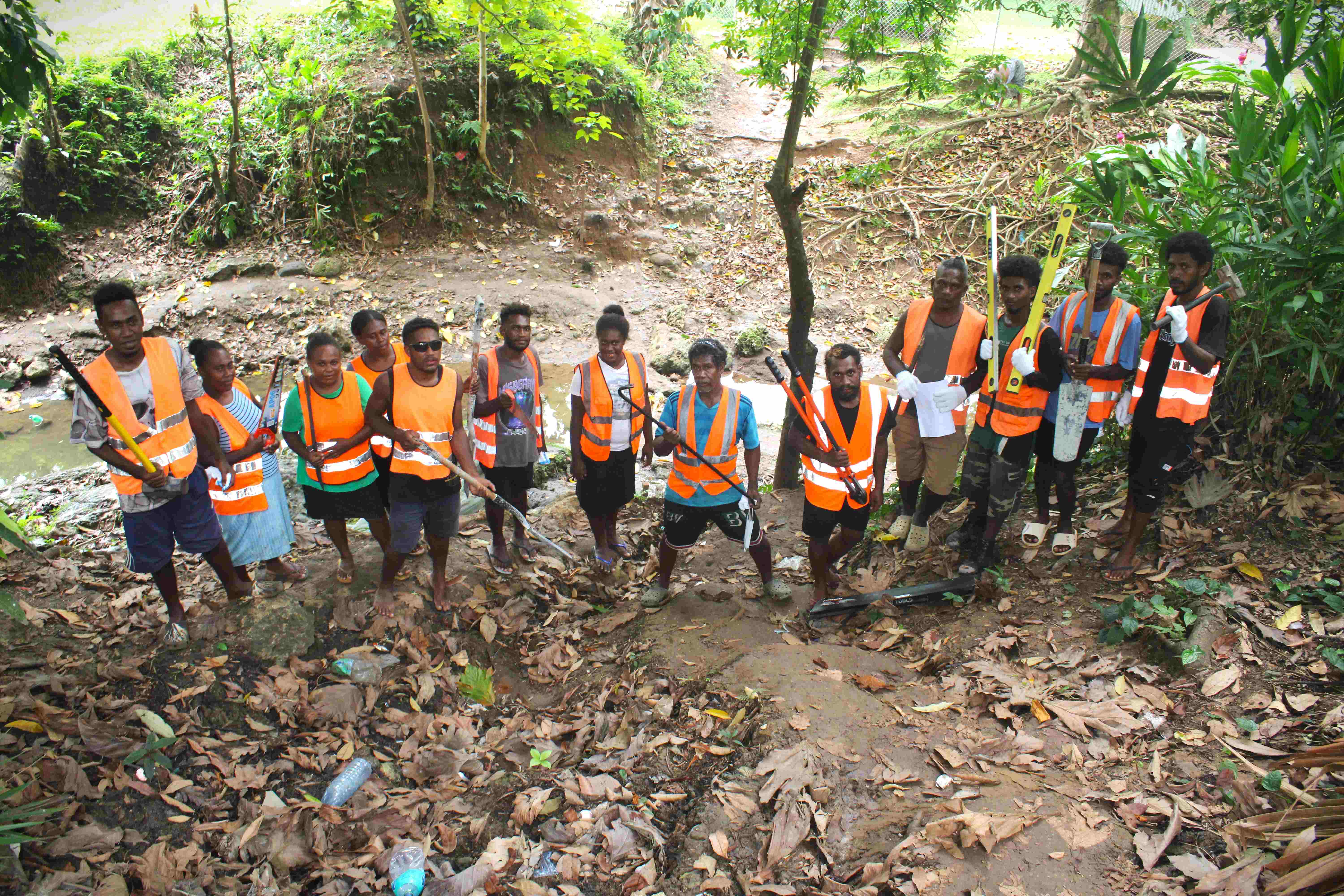 Footbridge Construction Begins at Lower Jericho 1 Community