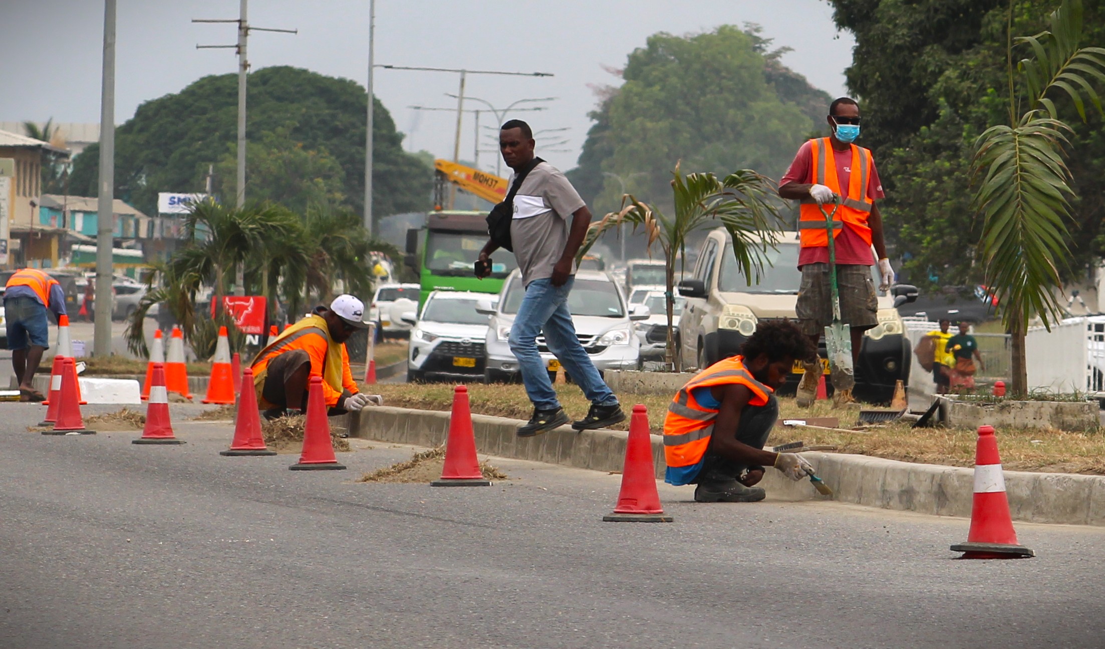 CAUSE II Kerb Painting Works Expand Across Kukum Corridor