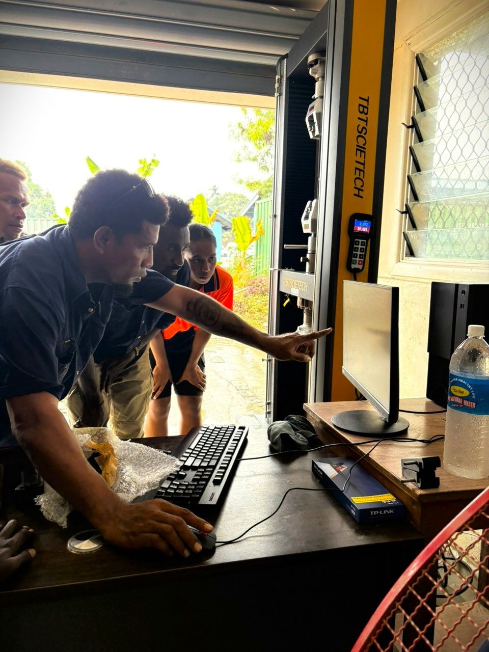 CAUSE II and MID Commission Solomon Islands' First Universal Testing Machine